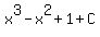 x%5E3-x%5E2%2B1%2BC