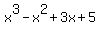 x%5E3-x%5E2%2B3x%2B5