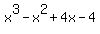 x%5E3-x%5E2%2B4x-4