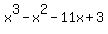 x%5E3-x%5E2-11x%2B3