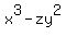 x%5E3-zy%5E2