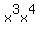 x%5E3x%5E4