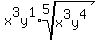 x%5E3y%5E1%2Aroot%285%2Cx%5E3y%5E4%29