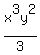 x%5E3y%5E2%2F3