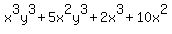 x%5E3y%5E3%2B5x%5E2y%5E3%2B2x%5E3%2B10x%5E2