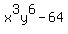 \"x%5E3y%5E6-64\"