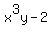 x%5E3y+-+2