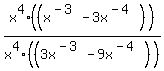 x%5E4%28%28x%5E%28-3%29-3x%5E%28-4%29%29%29%2Fx%5E4%28%283x%5E%28-3%29-9x%5E%28-4%29%29%29