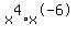 x%5E4%2Ax%5E-6