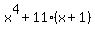 x%5E4%2B11%28x%2B1%29