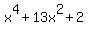 x%5E4%2B13x%5E2%2B2