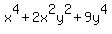 x%5E4%2B2x%5E2y%5E2%2B9y%5E4