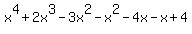 x%5E4%2B2x%5E3-3x%5E2-x%5E2-4x-x%2B4