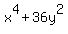 x%5E4%2B36y%5E2