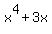 x%5E4%2B3x