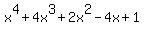 x%5E4%2B4x%5E3%2B2x%5E2-4x%2B1