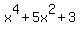 x%5E4%2B5x%5E2%2B3
