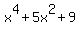 x%5E4%2B5x%5E2%2B9
