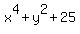 x%5E4%2By%5E2%2B25