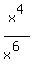 x%5E4%2Fx%5E%286%29