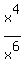 x%5E4%2Fx%5E6