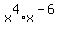 x%5E4+%2A+x%5E%28-6%29
