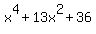 x%5E4+%2B+13x%5E2+%2B+36