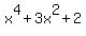 x%5E4+%2B+3x%5E2+%2B+2