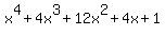 x%5E4+%2B+4x%5E3+%2B+12x%5E2+%2B+4x+%2B+1