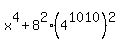x%5E4+%2B+8%5E2%2A%284%5E1010%29%5E2