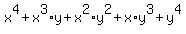 x%5E4+%2B+x%5E3%2Ay+%2B+x%5E2%2Ay%5E2+%2B+x%2Ay%5E3+%2B+y%5E4