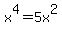 x%5E4+=+5x%5E2