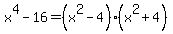 x%5E4+-+16=%28x%5E2-4%29%28x%5E2%2B4%29