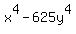 x%5E4+-+625y%5E4