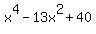 x%5E4-13x%5E2%2B40