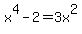 x%5E4-2=3x%5E2