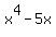 x%5E4-5x
