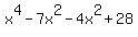 x%5E4-7x%5E2-4x%5E2%2B28