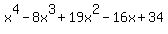 x%5E4-8x%5E3%2B19x%5E2-16x%2B34