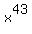 x%5E43