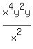 x%5E4y%5E2y%2Fx%5E2