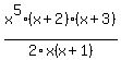 x%5E5%28x%2B2%29%28x%2B3%29%2F2x%28x%2B1%29