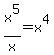 x%5E5%2Fx+=+x%5E4