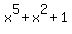 x%5E5+%2B+x%5E2+%2B+1