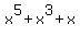 x%5E5+%2B+x%5E3+%2B+x