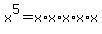 x%5E5+=+x%2Ax%2Ax%2Ax%2Ax