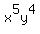 x%5E5y%5E4