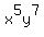 x%5E5y%5E7