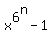x%5E6%5En-1