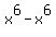 x%5E6+-+x%5E6